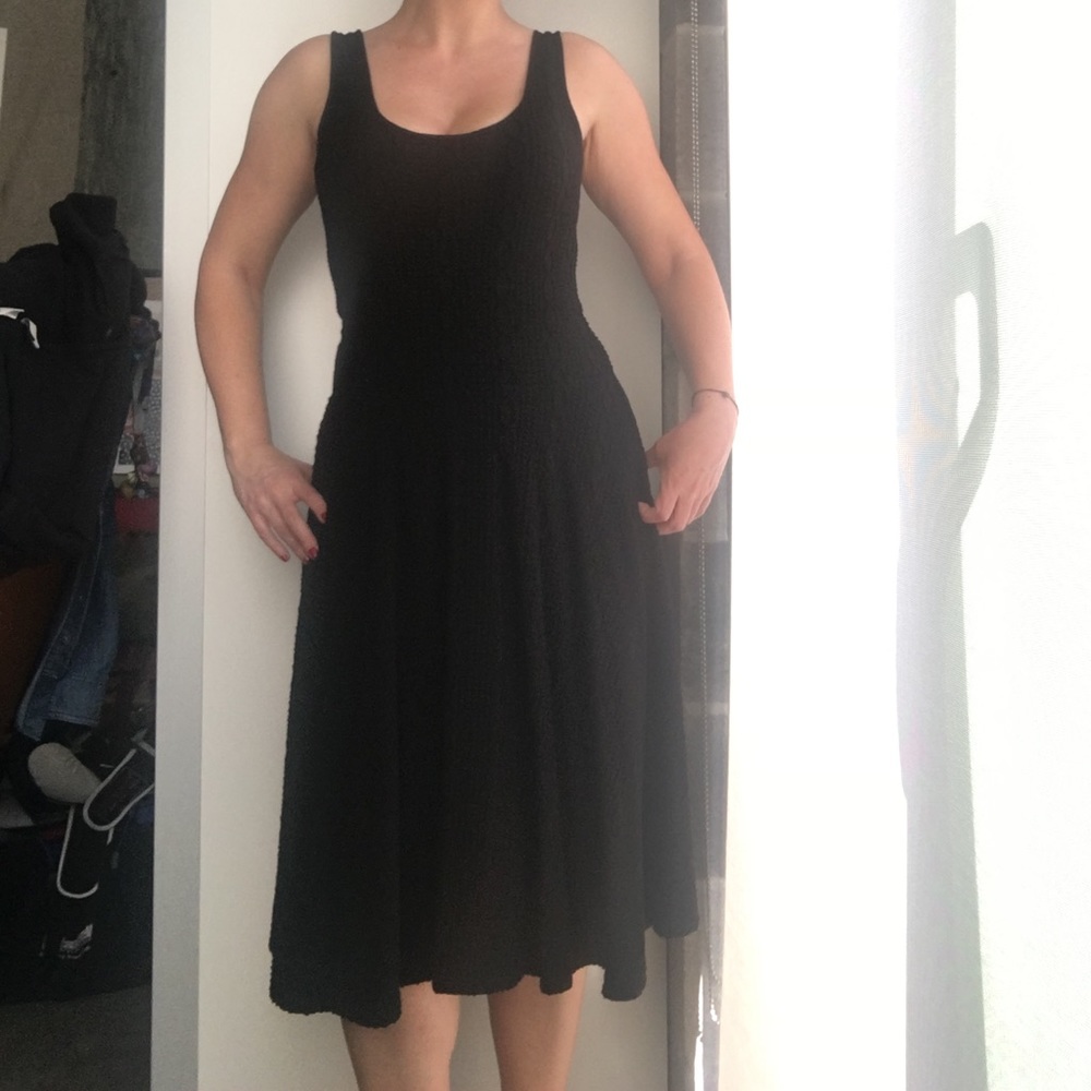 Anthropologie black dress